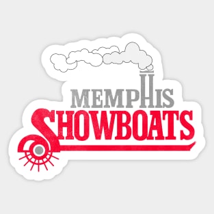 DEFUNCT - Memphis Showboats Football USFL Sticker